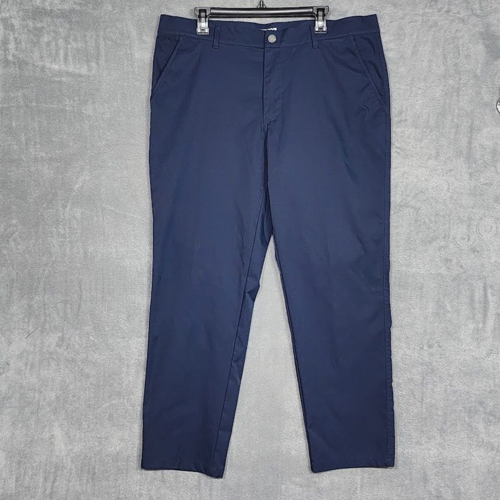 32 Degrees Cool Men's Navy Blue Stretch Performance Pants‎ W38 L30 Golf Casual
